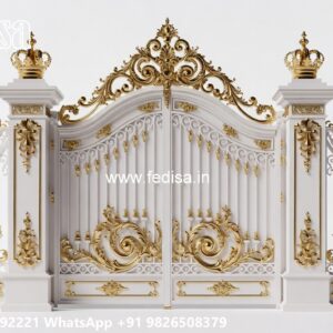 Beautiful Gate Design For Home, Boundary Wall Sliding Gate Design 1589 Gates And Doors Ideas | Gate Design