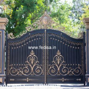Boundary Wall Iron Grill Design, 12 Feet Main Gate Design 1724 Gates And Doors Ideas | Gate Design
