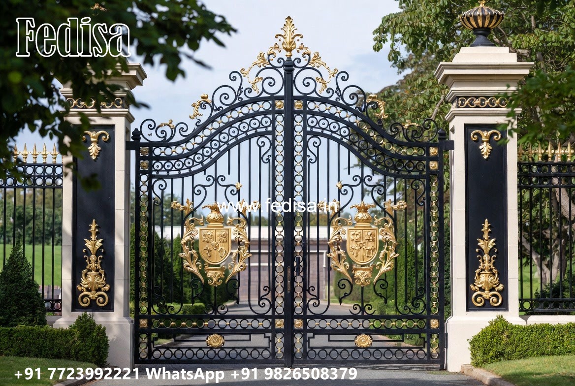 Boundary Wall Iron Grill Design, Ss Gate Design For House 1744 Gates And Doors Ideas | Gate Design