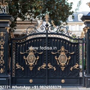 Iron Railing Design For Boundary Wall, Main Gate Laser Cutting Design 1763 Gates And Doors Ideas | Gate Design
