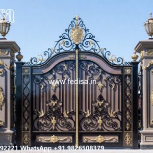 Latest Iron Gate Design, Boundary Main Gate 1765 Gates And Doors Ideas | Gate Design