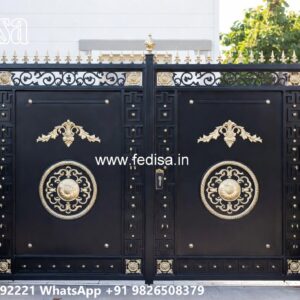 Iron Railing Design For Boundary Wall, Slider Gate Ka Design 1803 Gates And Doors Ideas | Gate Design