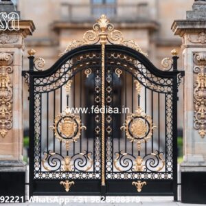 Iron Railing Design For Boundary Wall, Front Gate Ka Design 2043 Gates And Doors Ideas | Gate Design