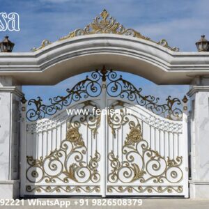 Acp Gate Design, Boundary Wall With Grill Design 2110 Gates And Doors Ideas | Gate Design