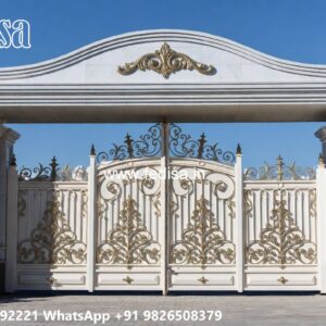 Compound Wall Grill, Angle Bar Fence And Gate Design 2146 Gates And Doors Ideas | Gate Design