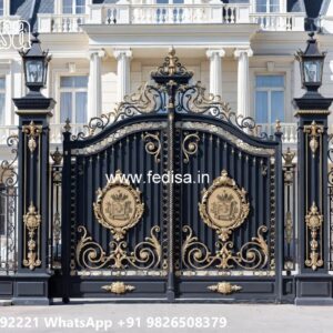 Boundary Wall Iron Grill Design, Sliding Compound Gate 2164 Gates And Doors Ideas | Gate Design