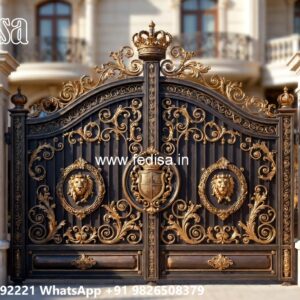 Iron Railing Design For Boundary Wall, 4 By 7 Ka Gate 2393 Gates And Doors Ideas | Gate Design