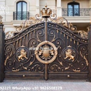 Iron Railing Design For Boundary Wall, Front Door Steel Gate Design 2443 Gates And Doors Ideas | Gate Design