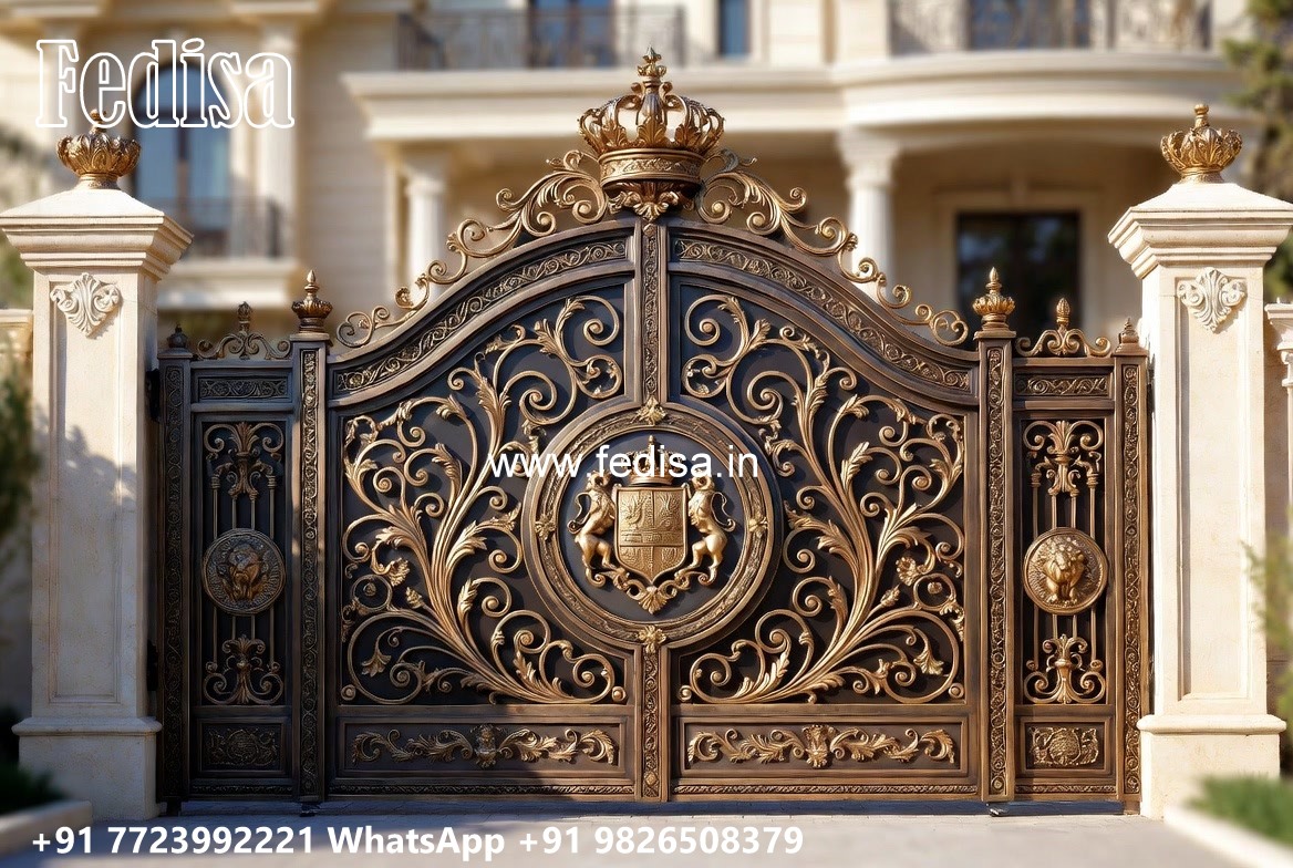 Latest Iron Gate Design, Steel Designer Gate 2445 Gates And Doors Ideas | Gate Design