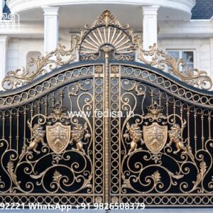 Steel Framed Wooden Gates, Modern Front Gate Design 2557 Gates And Doors Ideas | Gate Design