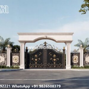 Steel Framed Wooden Gates, Auto Gate Design 2627 Gates And Doors Ideas | Gate Design