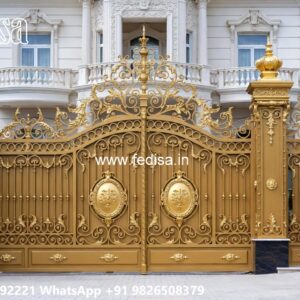 Pipe Main Gate Design, Back Gate Design Iron Gate Stock Photos And Images