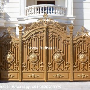 Mild Steel Gate Design, Ghar Ke Gate Ke Design Iron Gate Stock Photos And Images