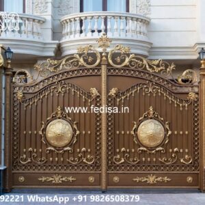Loha Get Design, Sliding Door Main Gate Iron Gate Stock Photos And Images