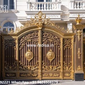 Gate Top Design, Mid Century Modern Gate Iron Gate Stock Photos And Images