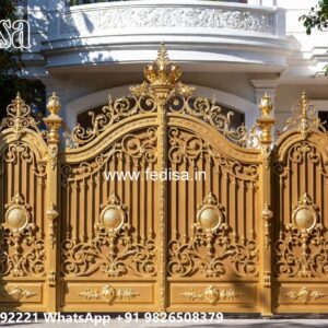 Mild Steel Gate Design, Main Gate Design In Iron Pipe Iron Gate Stock Photos And Images