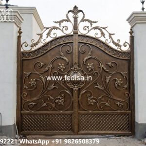 Steel Door Gate Design, Steel Gate Design Simple Iron Gate Stock Photos And Images