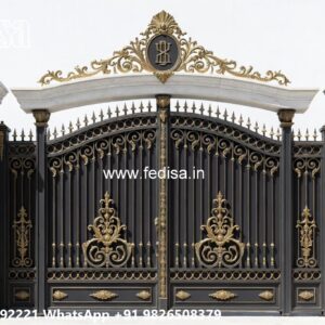 Steel Framed Wooden Gates, Stainless Steel Sliding Gate Design Iron Gate Stock Photos And Images