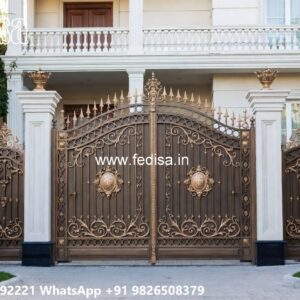 Pipe Main Gate Design, Indian Gate Design For House Iron Gate Stock Photos And Images