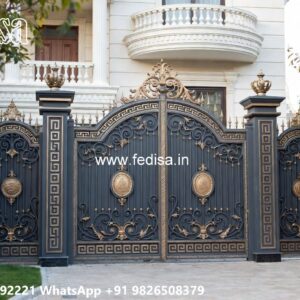 Low Cost Gate Design, Steel Gate Single Door Design Iron Gate Stock Photos And Images