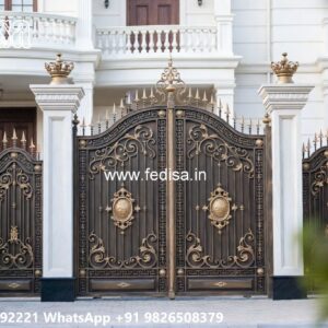 Wrought Iron Design Catalogue, Gate Design Simple Home Iron Gate Stock Photos And Images