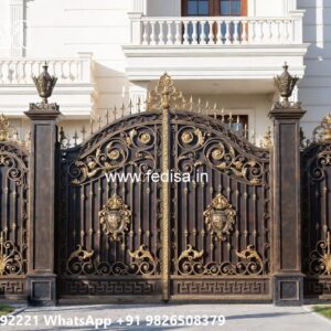 Pipe Main Gate Design, Service Gate Design Iron Gate Stock Photos And Images