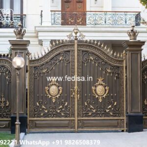 Loha Get Design, Front Wall Gate Design Iron Gate Stock Photos And Images