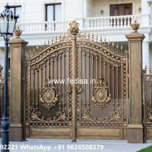Steel Door Gate Design, Auto Gate Design 2026 Iron Gate Stock Photos And Images