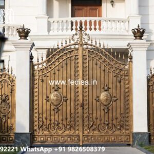Pipe Main Gate Design, Panel Gate Design Iron Gate Stock Photos And Images