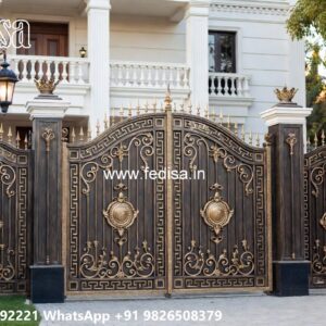 Mild Steel Gate Design, Gates Colour Iron Gate Stock Photos And Images