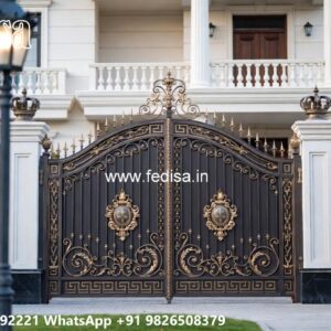 Gate Top Design, Grill Gate For Home Iron Gate Stock Photos And Images