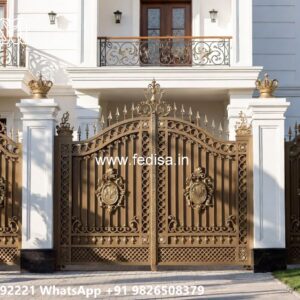 Steel Get Dijain, Iron Simple Gate Design Iron Gate Stock Photos And Images