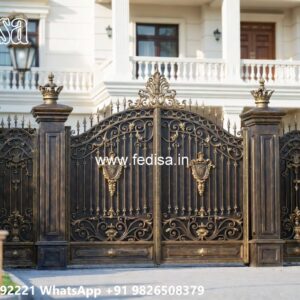 Pvc Gate Design, Front Gate And Wall Design Iron Gate Stock Photos And Images