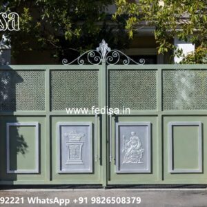 Gate Top Design, 9 Feet Main Gate Design Iron Gate Stock Photos And Images
