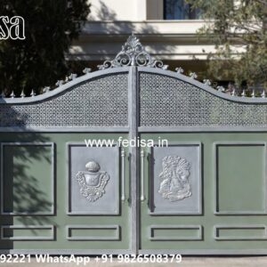 Mild Steel Gate Design, New Gate Design 2026 Iron Gate Stock Photos And Images