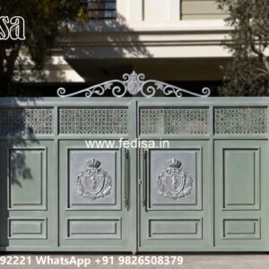 Steel Get Dijain, 3 Feet Gate Design Iron Gate Stock Photos And Images