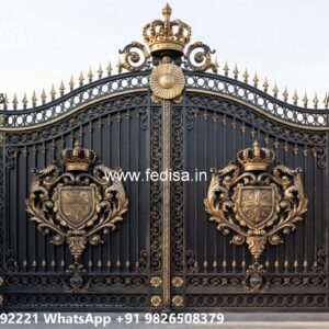 Steel Framed Wooden Gates, Design Gate Simple Iron Gate Stock Photos And Images