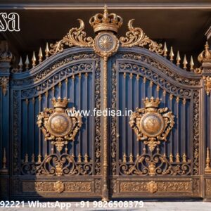 Loha Get Design, Gate Boundary Wall Design Iron Gate Stock Photos And Images