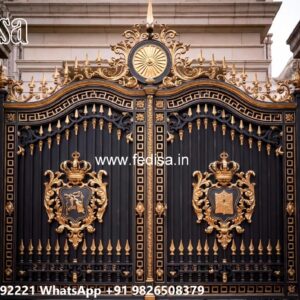 Gate Top Design, Latest Sliding Gate Design Iron Gate Stock Photos And Images