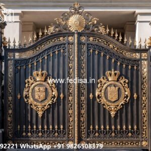 Steel Get Dijain, Company Gate Design Iron Gate Stock Photos And Images