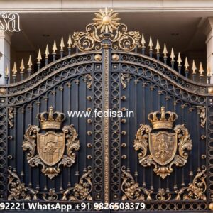 Low Cost Gate Design, Home Gate Wall Design Iron Gate Stock Photos And Images