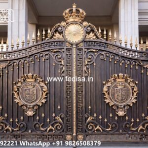 Steel Get Dijain, Metal Sheet Gate Design Iron Gate Stock Photos And Images
