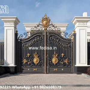 Steel Get Dijain, House Main Gate Design Catalogue Iron Gate Stock Photos And Images