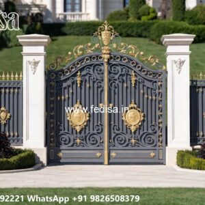 Pvc Gate Design, House With Gate Design Iron Gate Stock Photos And Images