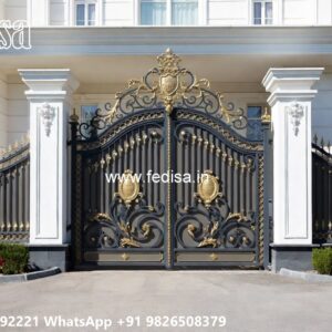 Loha Get Design, Main Gate Top Design Iron Gate Stock Photos And Images
