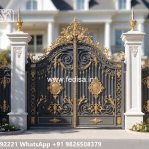 Steel Get Dijain, Hollow Pipe Gate Design Iron Gate Stock Photos And Images