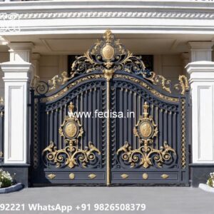 Low Cost Gate Design, Outdoor Main Gate Design Iron Gate Stock Photos And Images