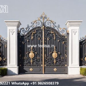 Mild Steel Gate Design, Gat Ki Dijain Iron Gate Stock Photos And Images