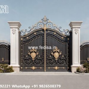 Steel Get Dijain, Big Gate Design For Home Iron Gate Stock Photos And Images
