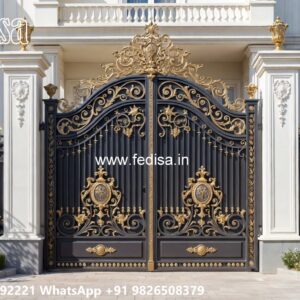 Loha Get Design, Design For Gate In The House Iron Gate Stock Photos And Images